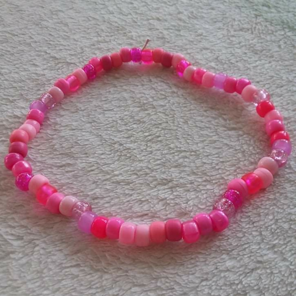 pink kandi choker